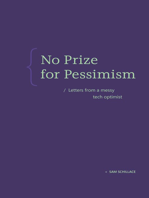 Cover image for No Prize for Pessimism